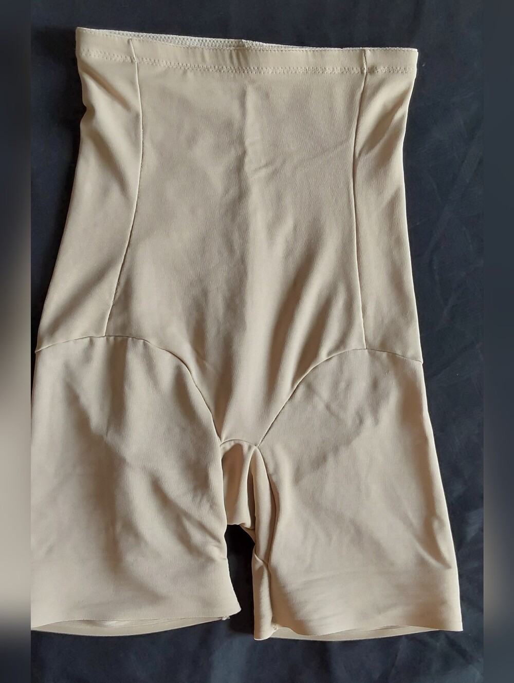 NAOMI & NICOLE NUDE HIGH-WAIST THIGH SLIMMER LRG